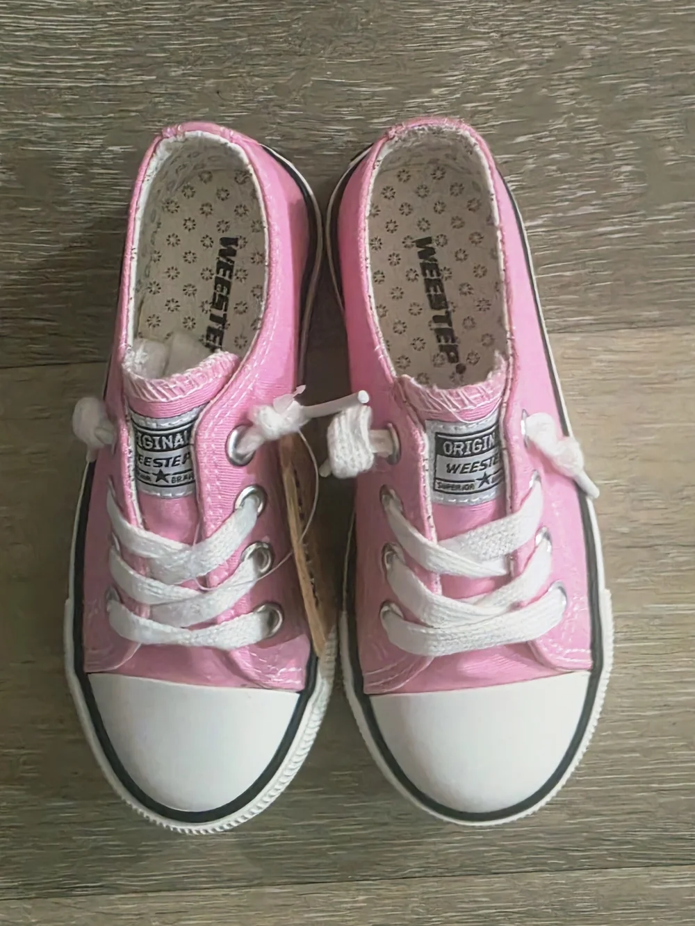 Converse Kids Pink Canvas Low-Top Sneakers
